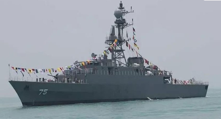 Over 87 are confirmed dead after Iranian warship struck by US warship off Sri Lanka. File photo