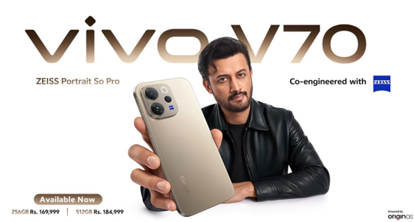 vivo V70 with 50 MP ZEISS Super Telephoto Camera and Aerospace Design Now Available Across Pakistan