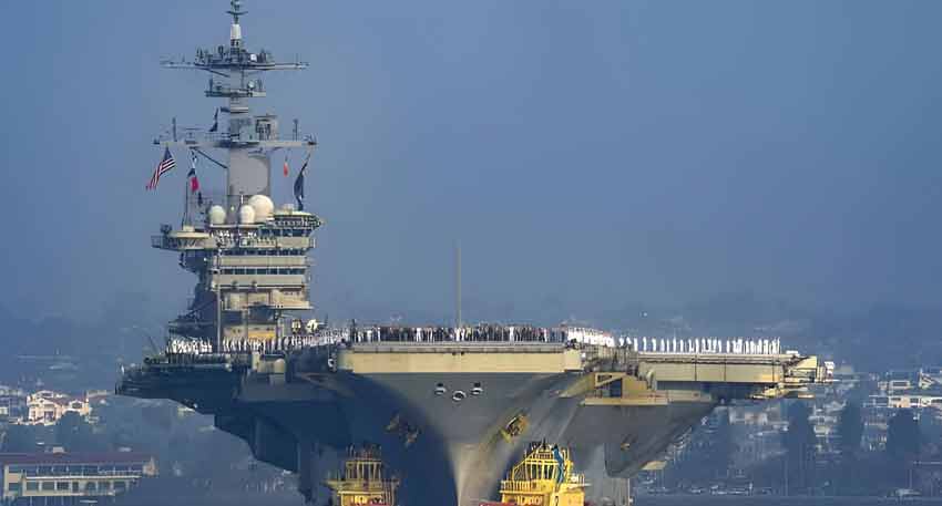 Iran claims missile attack on US aircraft carrier Abraham Lincoln
