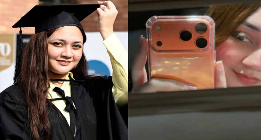 Emaan Fatima, wife of Rajab Butt - file photo