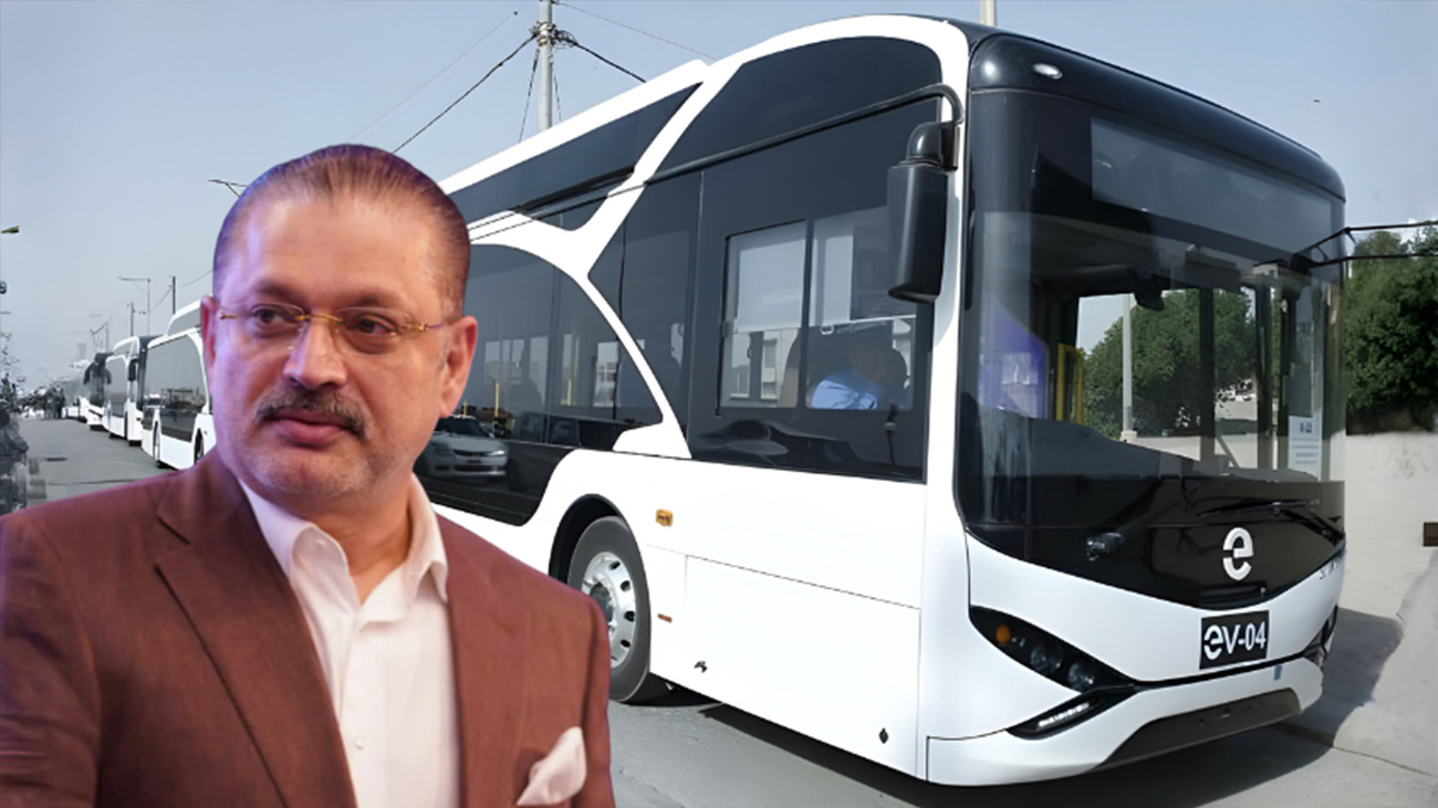 Karachi EV buses. File Photo