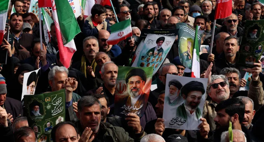 Iran funeral for Ali Larijani, Gholamreza raises tensions as war deaths climb. File photo