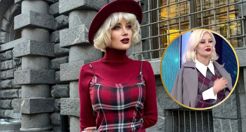 Influencer Aysegul Eraslan posing for a picture