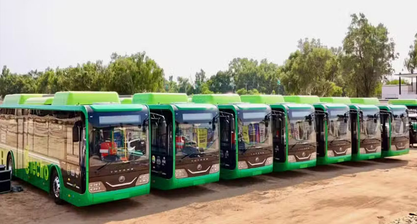 electric bus service Punjab