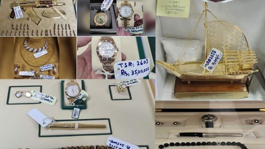 Toshakhana gifts. File photo