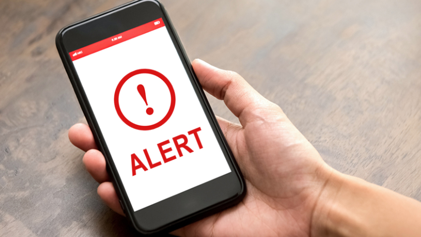 Mobile alert system. File photo
