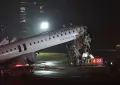 Air Canada Express plane collides with fire truck at LaGuardia