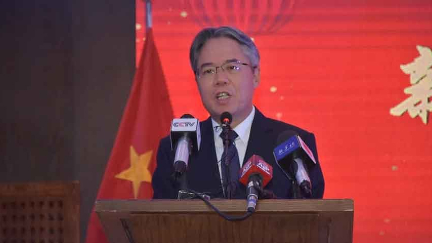 Chinese Ambassador Jiang Zaidong. File photo