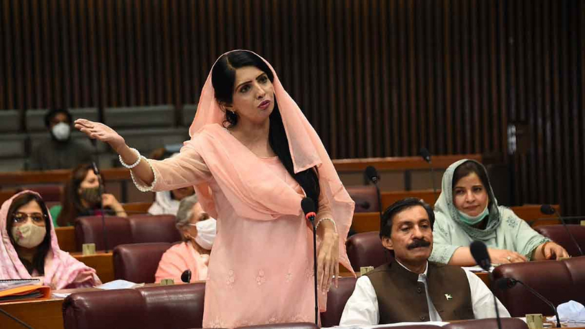 PTI leader Aliya Hamza. File photo