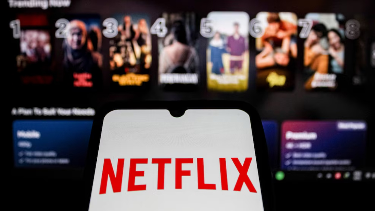 Netflix screen on mobile phones. File Photo
