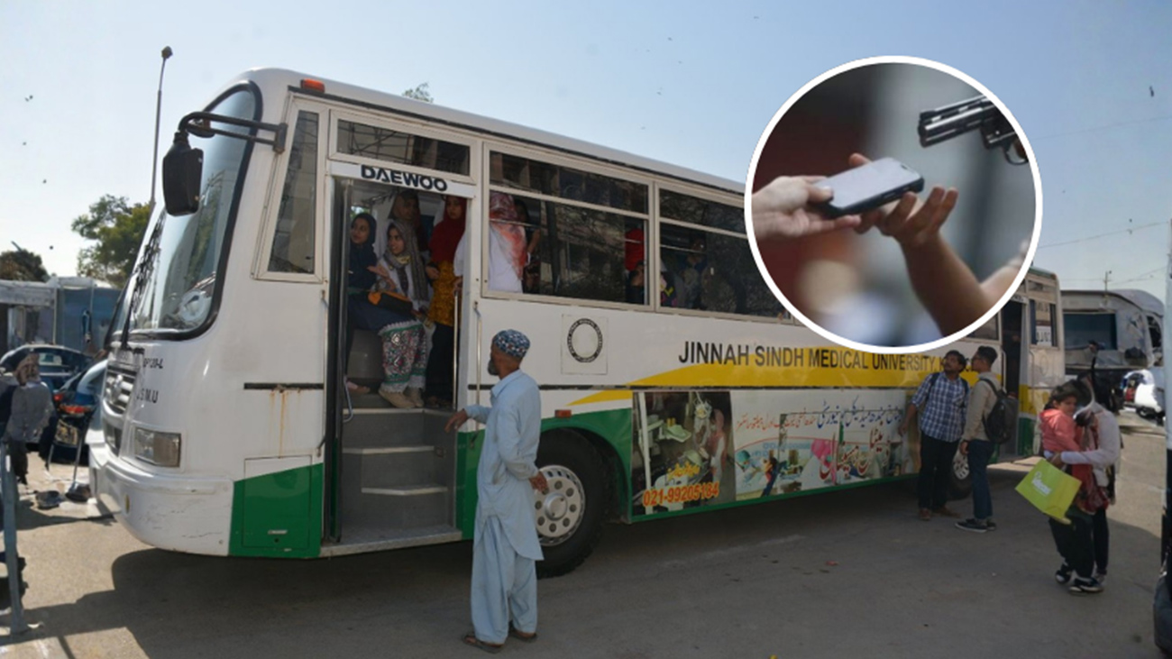 Armed men rob medical students on a bus in Karachi