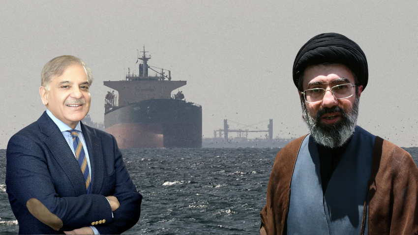 Pakistani oil ships passing through Strait of Hormuz. File Photo