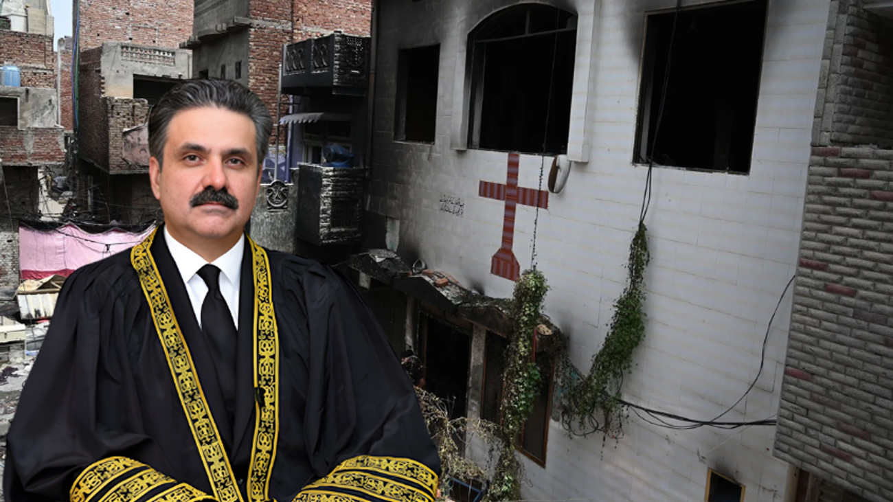 Jaranwala church attacked by mob. File Photo