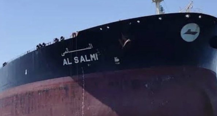 The Kuwaiti oil tanker Al-Salmi catches fire near Dubai after a drone strike amid rising Gulf tensions.