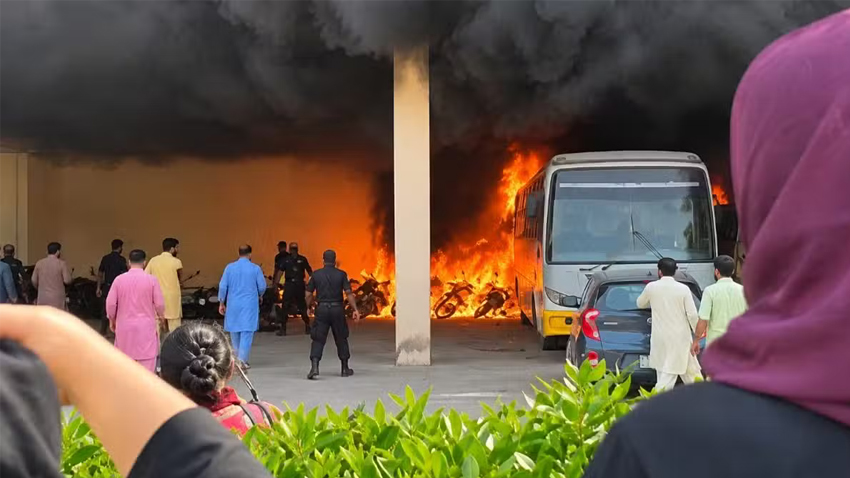 Electric bike battery explodes at GC University. File photo