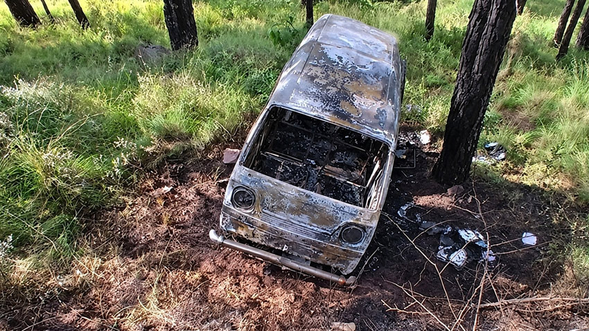 A driver has been booked after a school van fire in Murree. File photo