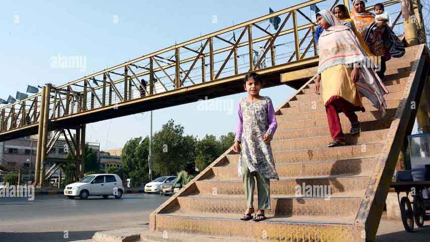 Safe City installs panic buttons on Lahore overhead bridges. File photo