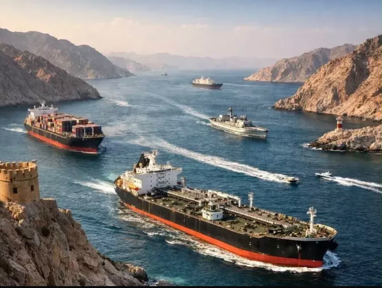 Tehran says the strait stays closed until Washington meets its conditions. File photo