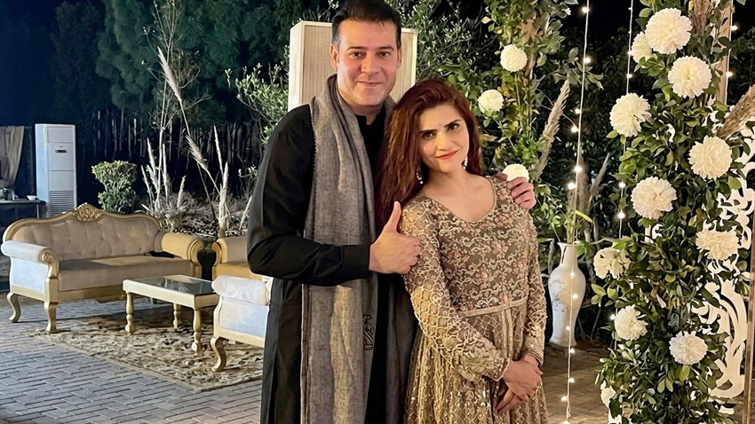 Pakistani actor Moammar Rana has addressed divorce rumours. File photo