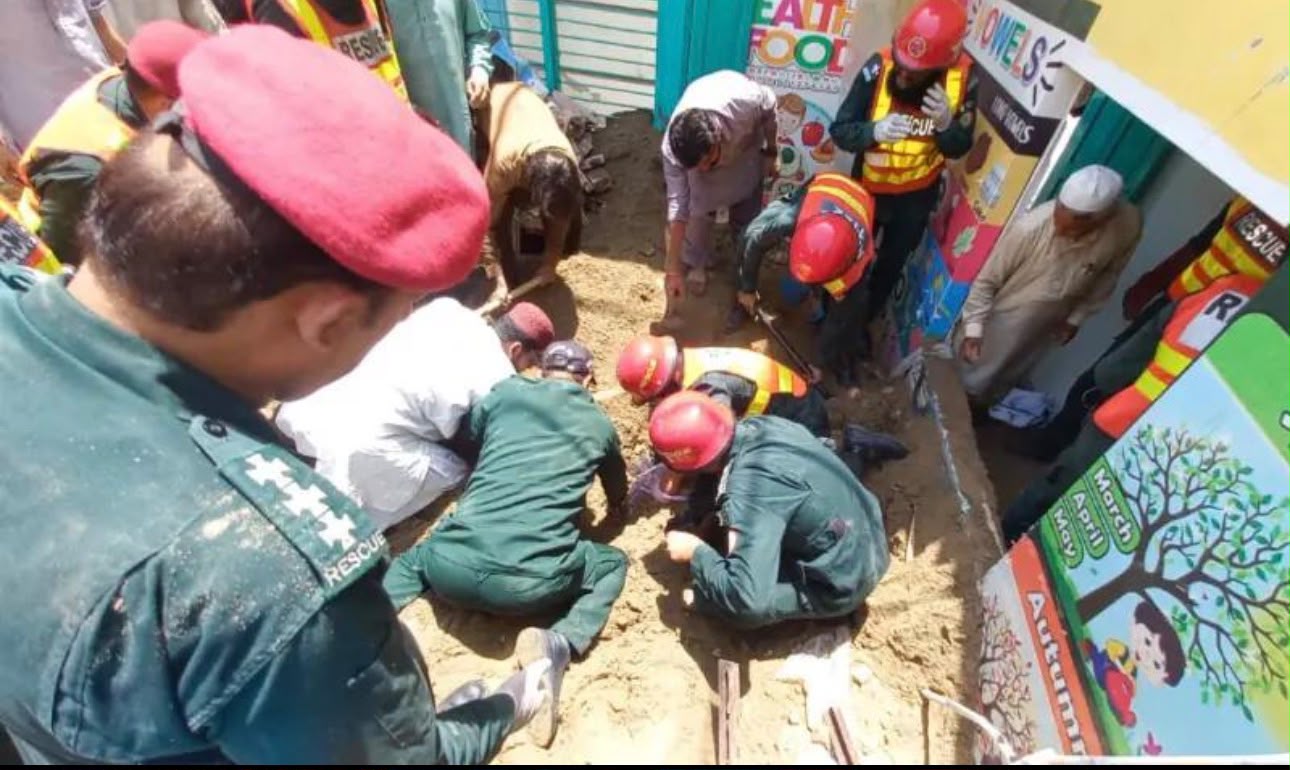 At least 28 children and one teacher were killed when a private school roof collapsed. File photo
