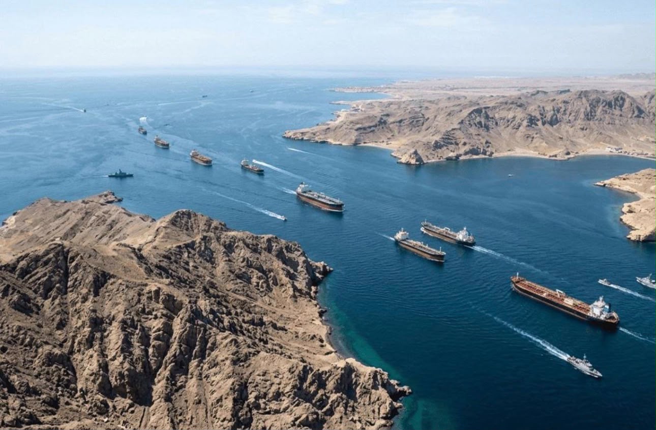 Two commercial vessels sank near the Strait of Hormuz. File photo