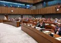 Senate opposition protests over emergency in Khyber Pakhtunkhwa