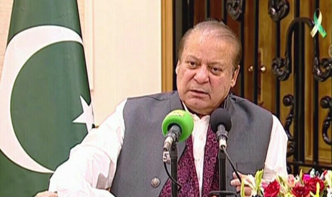 Nawaz Sharif backs governor’s rule in KP. File photo