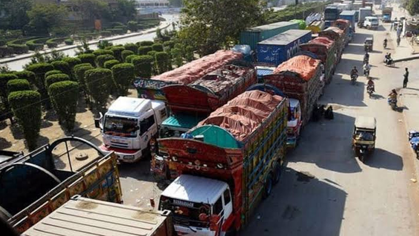 Lahore traffic police have tightened checks on heavy vehicles. File photo