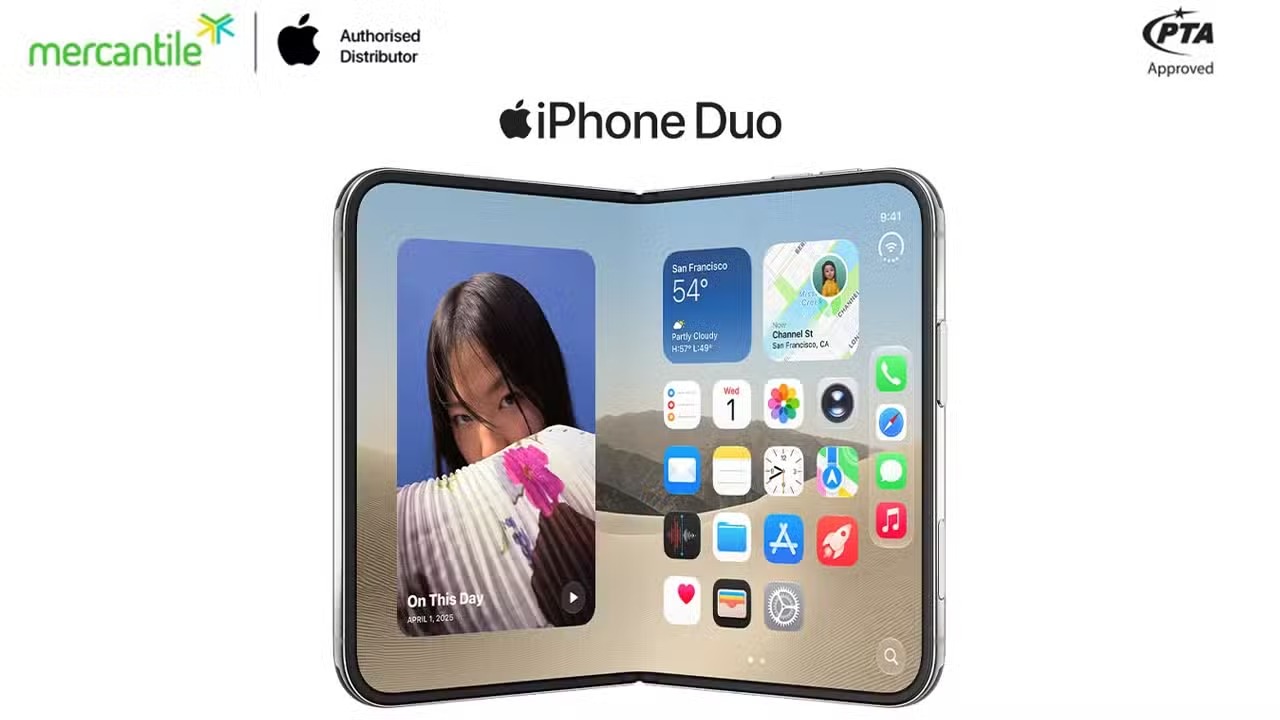 Concept poster for a foldable 