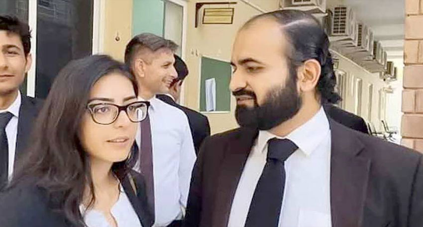 Imaan Mazari and Hadi Chattha convicted again, raising questions about justice and civil rights. File photo