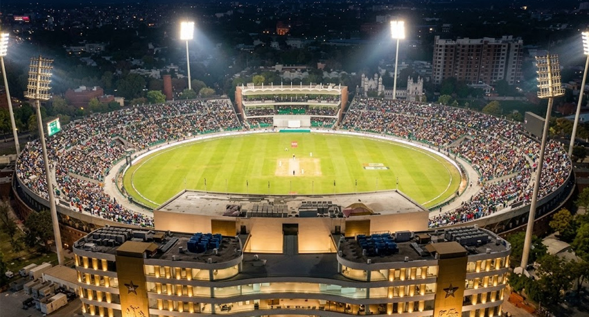 Picture of Lahore Qaddafi stadium.