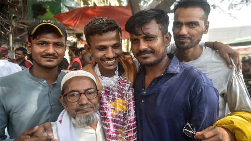 11 fishermen return home after spending up to nine years in Indian captivity. File photo