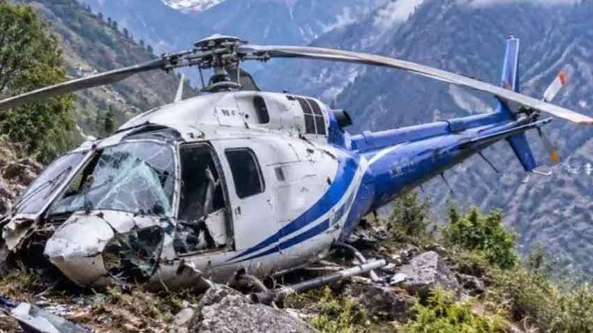 Uttarakhand helicopter crash kills six people, including pilot and five passengers. File photo