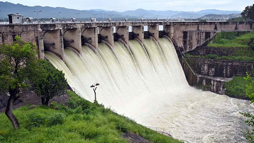 Rawal Dam spillways will open after heavy rain. File photo