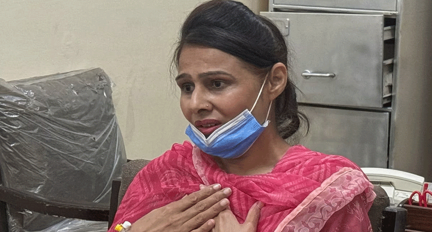 PIMS nurse Razia Noreen praised for risking her life to rescue a newborn during hospital fire