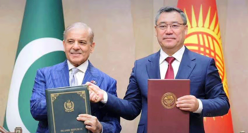 Shehbaz Sharif and Sadyr Japarov witness Pakistan-Kyrgyzstan agreements in Bishkek