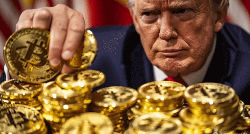 Trump $1 commemorative coin featuring Donald Trump’s portrait and the US 250th anniversary design