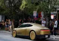 Tesla begins free rides in driverless cybercab