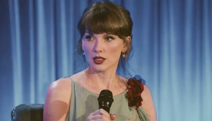 Taylor Swift has reached a new milestone on country radio with her song. File photo