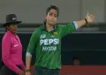 Fatima Sana fined 10pc by ICC over Shafali Verma send-off