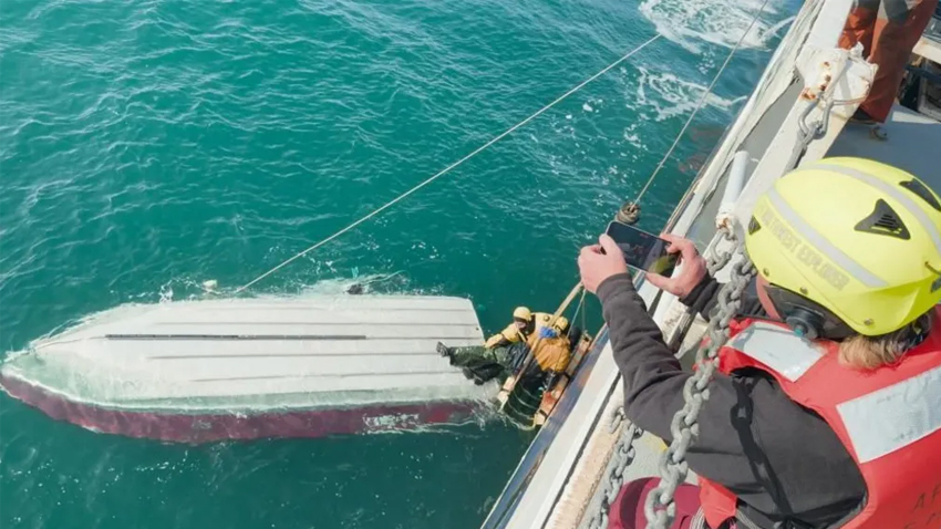 Boy rescued after spending days on capsized boat in Alaska waters. File photo