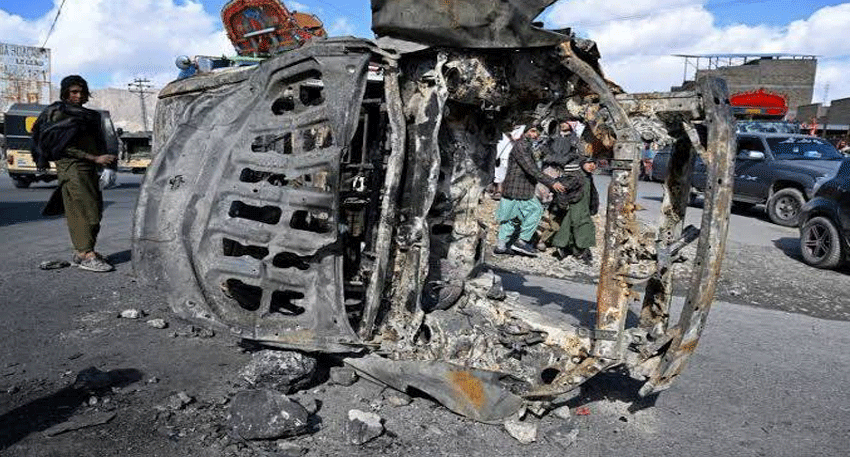 Security sources say three terrorists, including a commander, were killed during an operation in Mastung district.