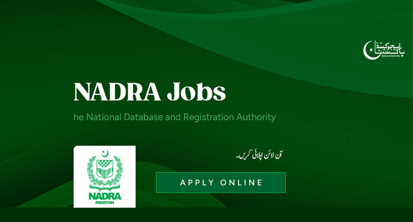 NADRA jobs 2026