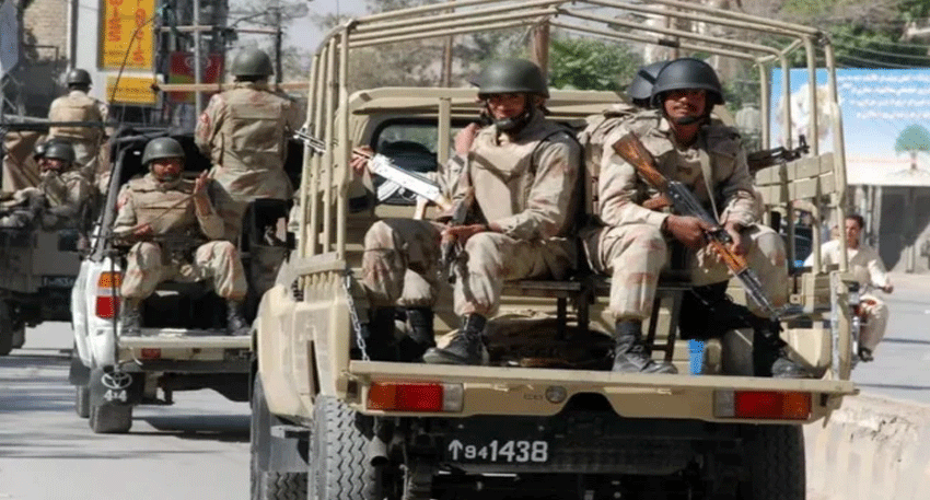 Security forces killed three terrorists and recovered weapons during an operation in Awaran district.