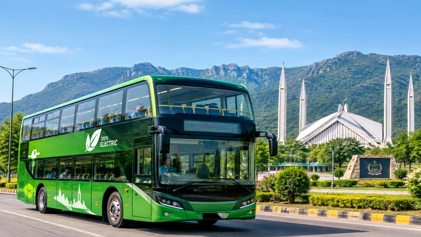 The CDA is planning a double-decker electric bus service in Islamabad. File photo
