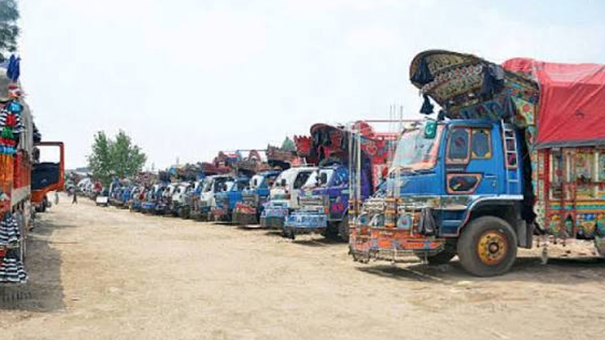 Goods transporters have demanded the release of around 700 containers. File photo