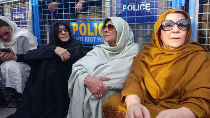 Imran Khan’s sisters Uzma Khan and Noreen Niazi have been detained for 30 days. File photo