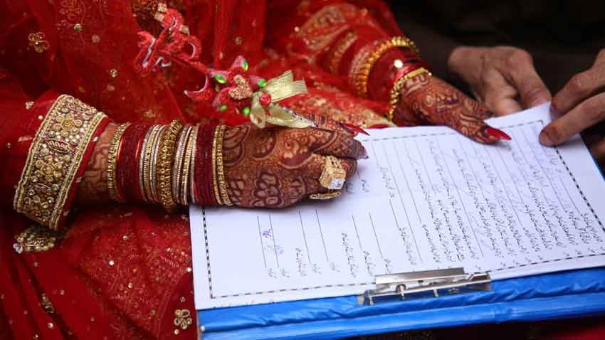 Supreme Court orders stricter rules for Nikahnama and Haq Mehr. File photo