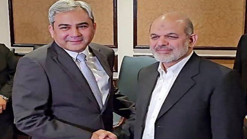 Mohsin Naqvi meets top Iranian security official in Tehran. File photo