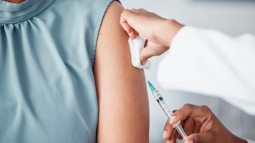 The vaccination centre at Jinnah International Airport will operate round the clock from September 24. File photo